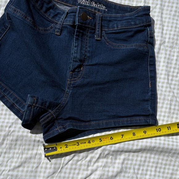 Denim Women's high-rise Shorts Wild Fable - Picture 6 of 8